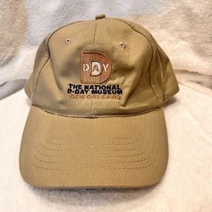 National D-Day Museum New Orleans Strapback Baseball Cap Hat USED Adjustable